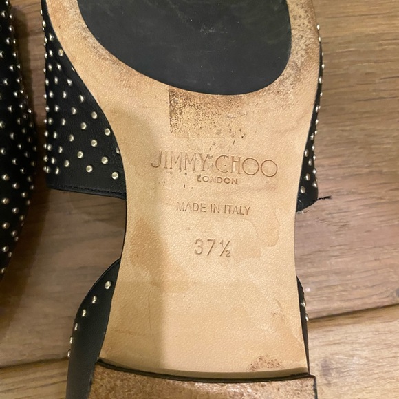 Jimmy Choo black loafers Size 37.5 Slightly used - Picture 3 of 3